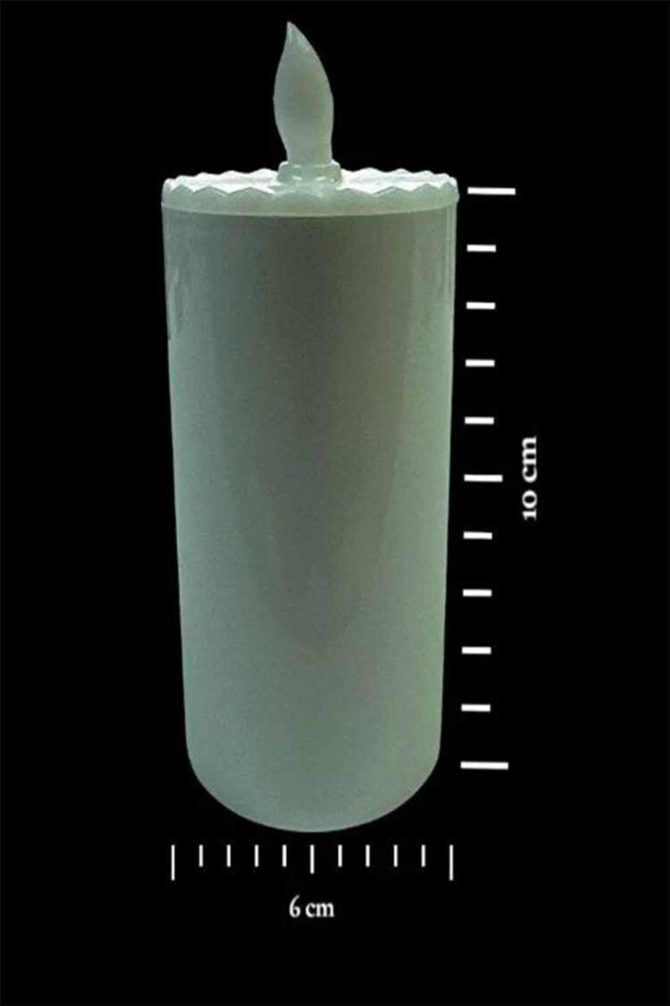 10 Cm Kütük Led Mum