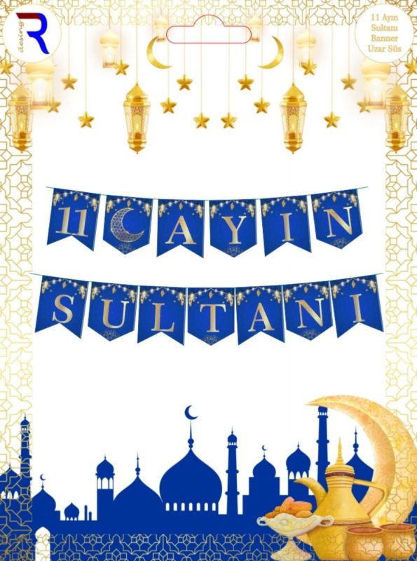 11 Ayın Sultanı Mavi Ramazan Banner
