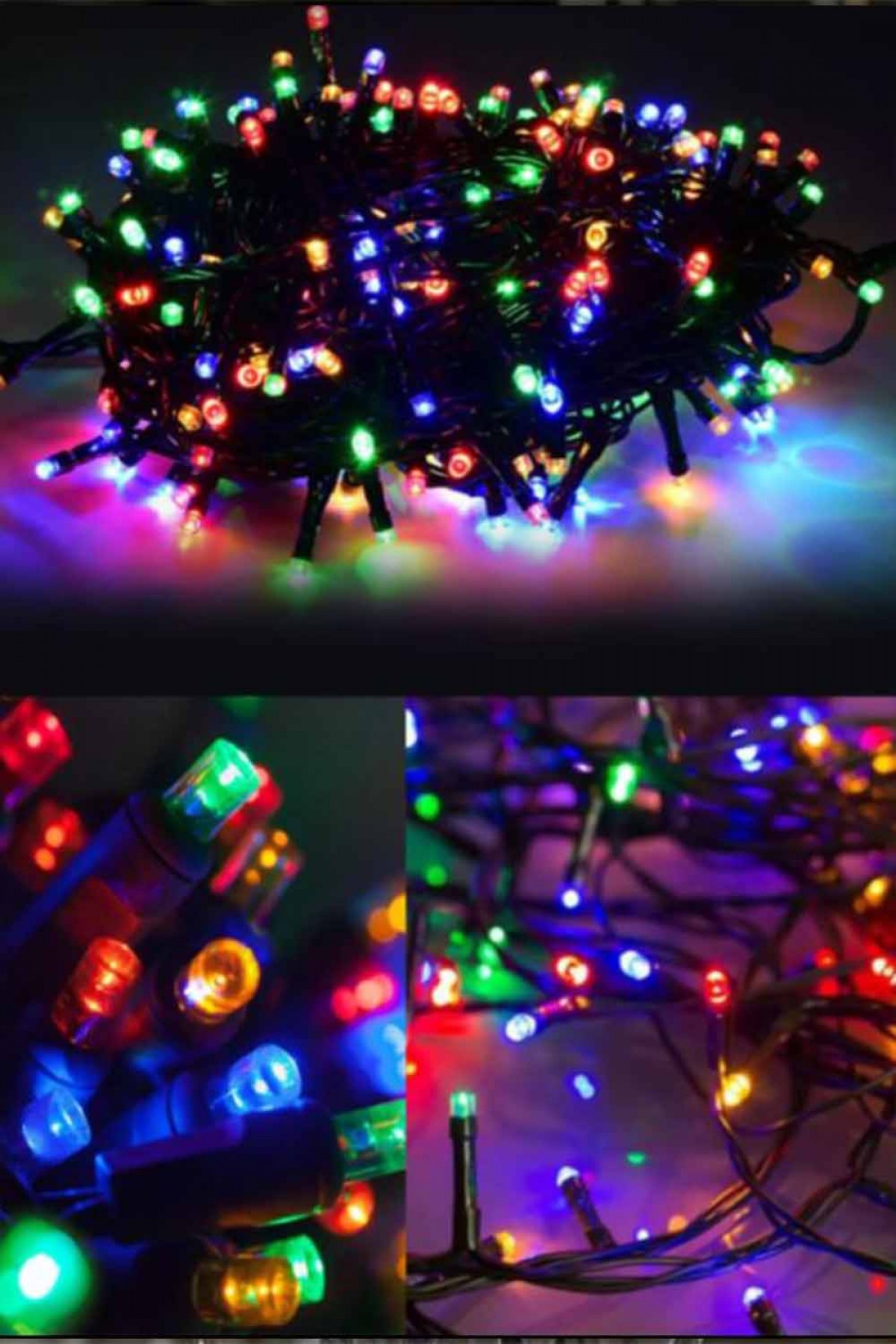 5 Metre Led Işıklı Karışık Renk