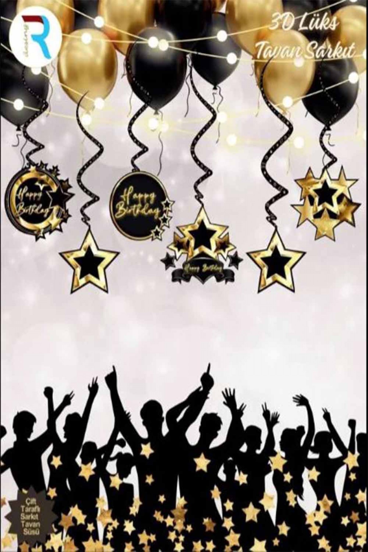 6’lı Lüks Tavan Süsü Black Gold 6’lı Lüks Tavan Süsü Black Gold