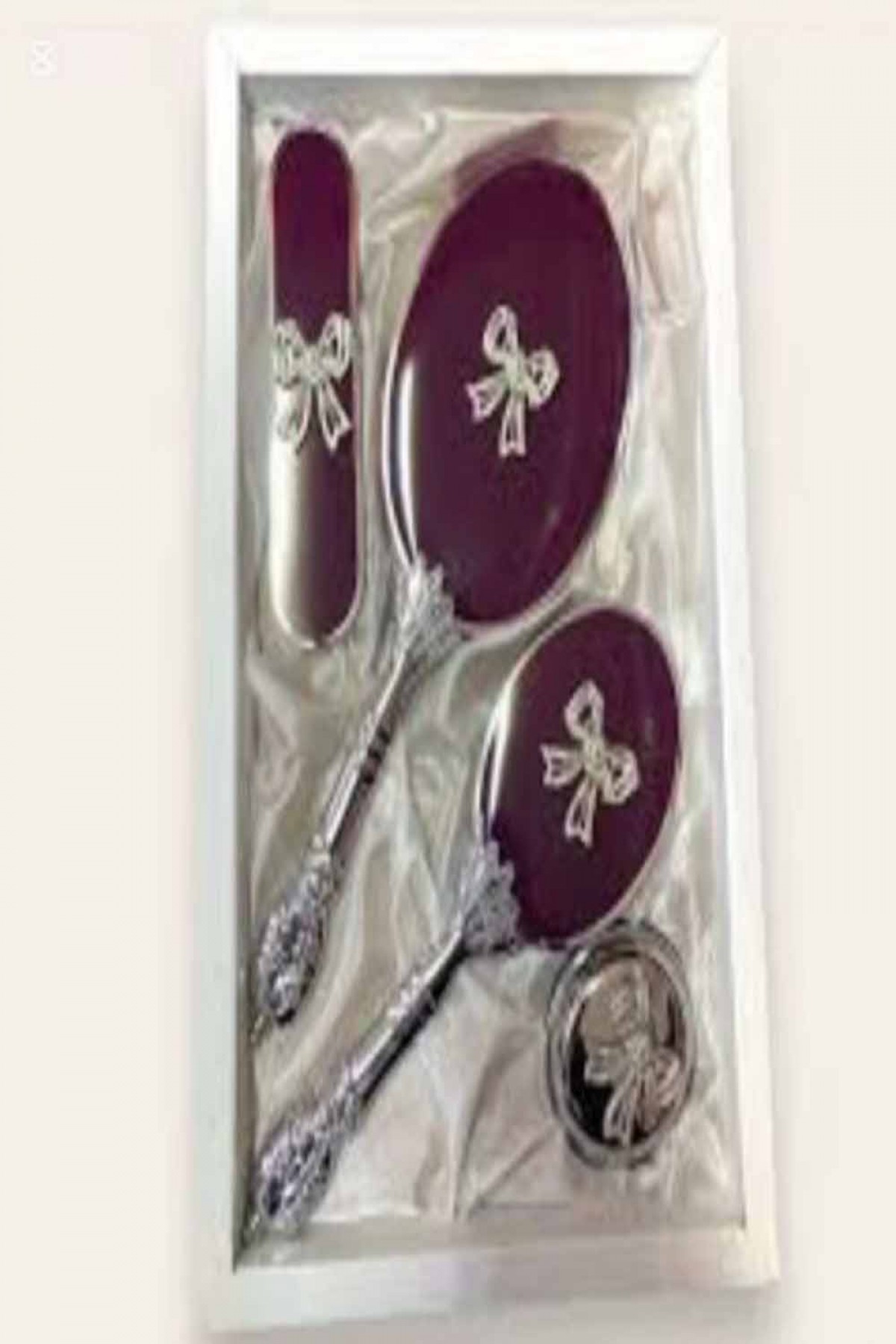 Ayna Tarak Fiyonk Model Bordo Takım