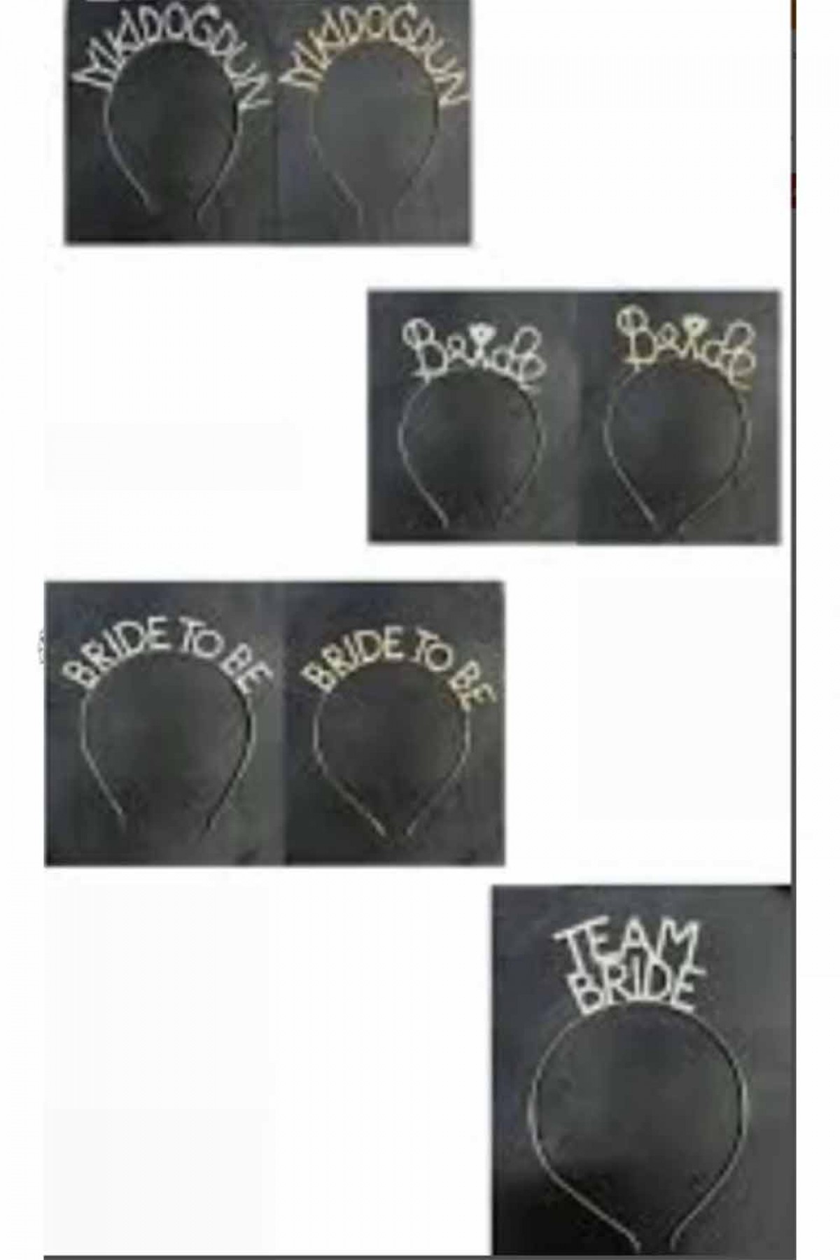 Bride Taç Taşlı Adet