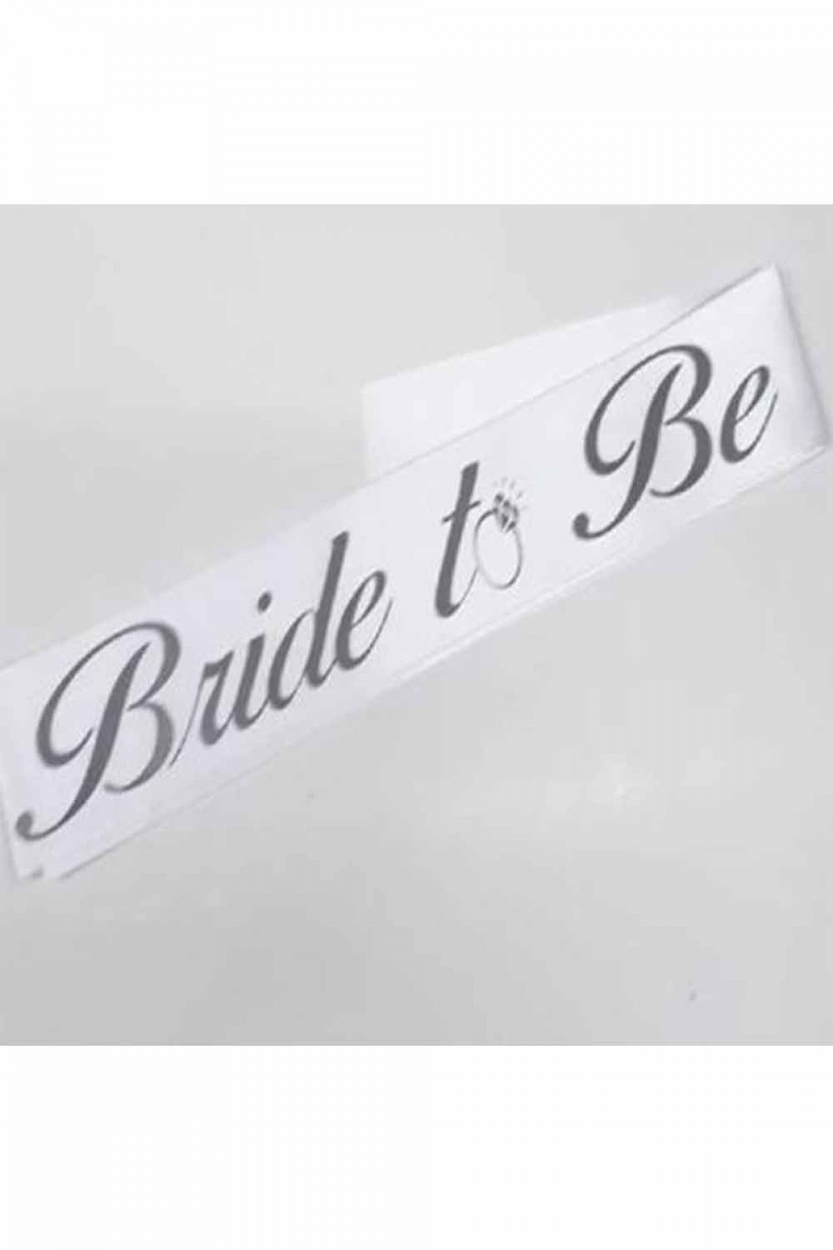 Bride To Be Beyaz Üzeri Gümüş İşleme