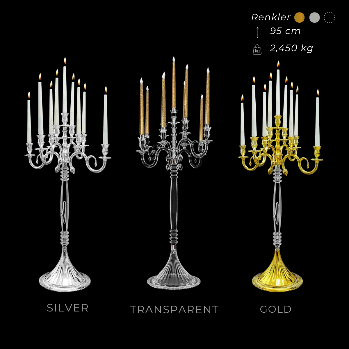 Çırağan Lüks Şamdan