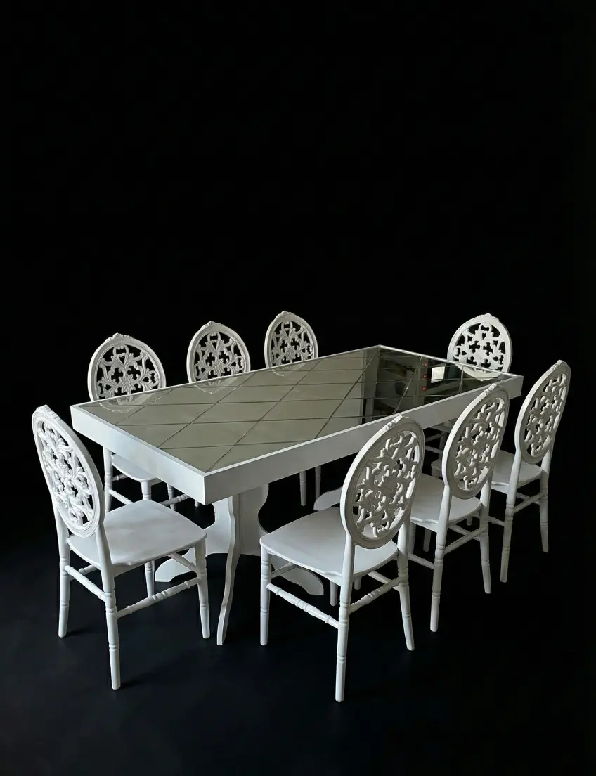 DAVET EVİ AYNALI MASA AHTAPOT AYAK KLASİK MODEL-3 DAVET EVİ AYNALI MASA AHTAPOT AYAK KLASİK MODEL-3