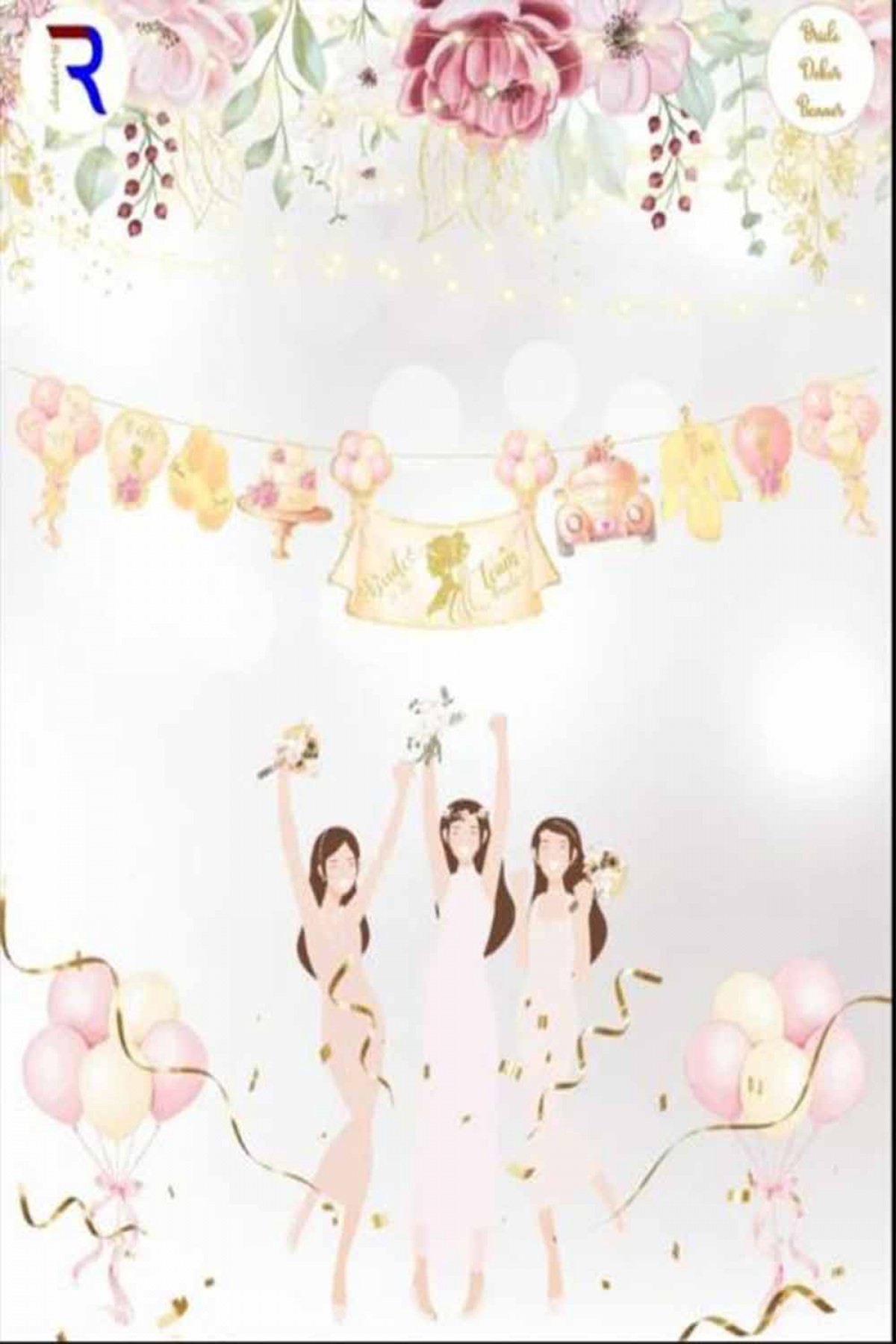 Gold Bride To Be – Team Bride Duvar Dekor Süsü Gold Bride To Be – Team Bride Duvar Dekor Süsü