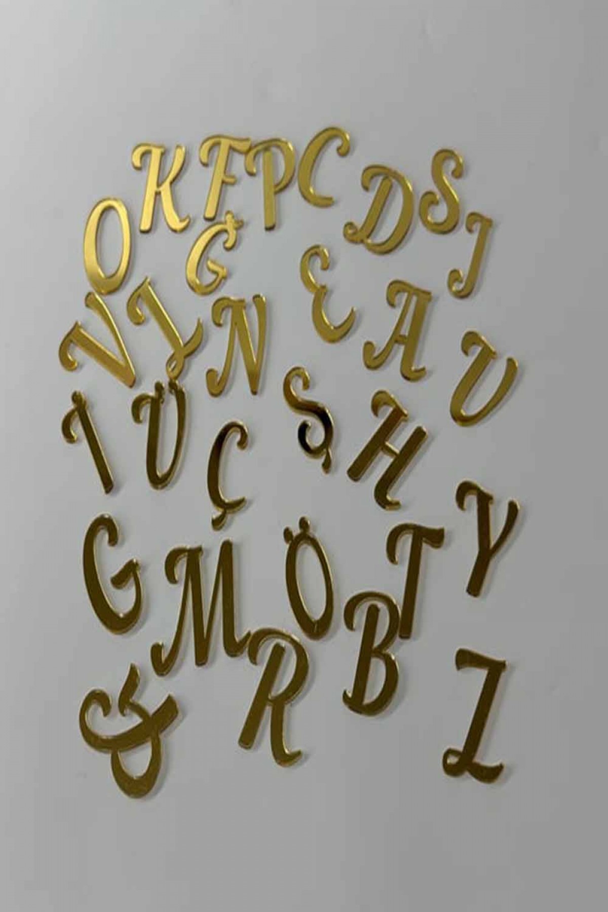 Gold-gümüş Pleksi Harf 20’li Gold-gümüş Pleksi Harf 20’li
