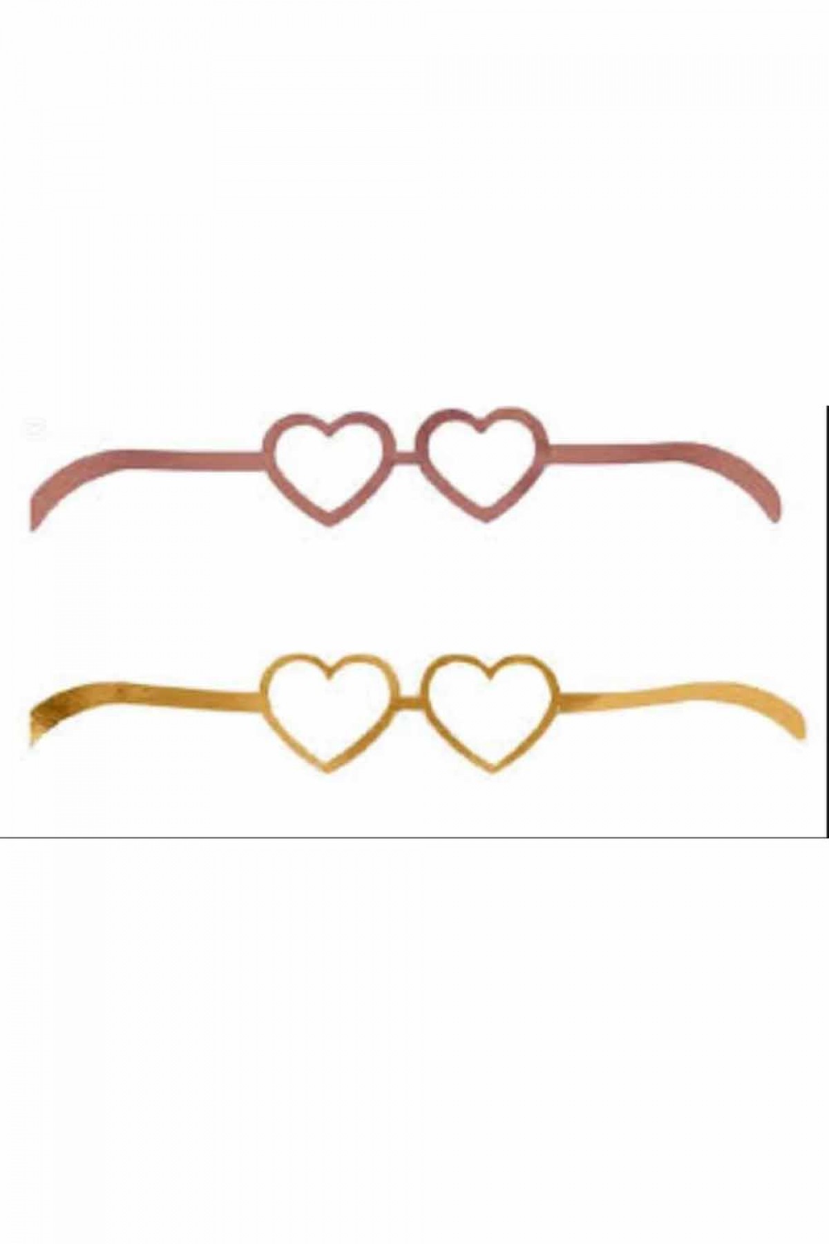 Gözlük 8’li Gold-rose