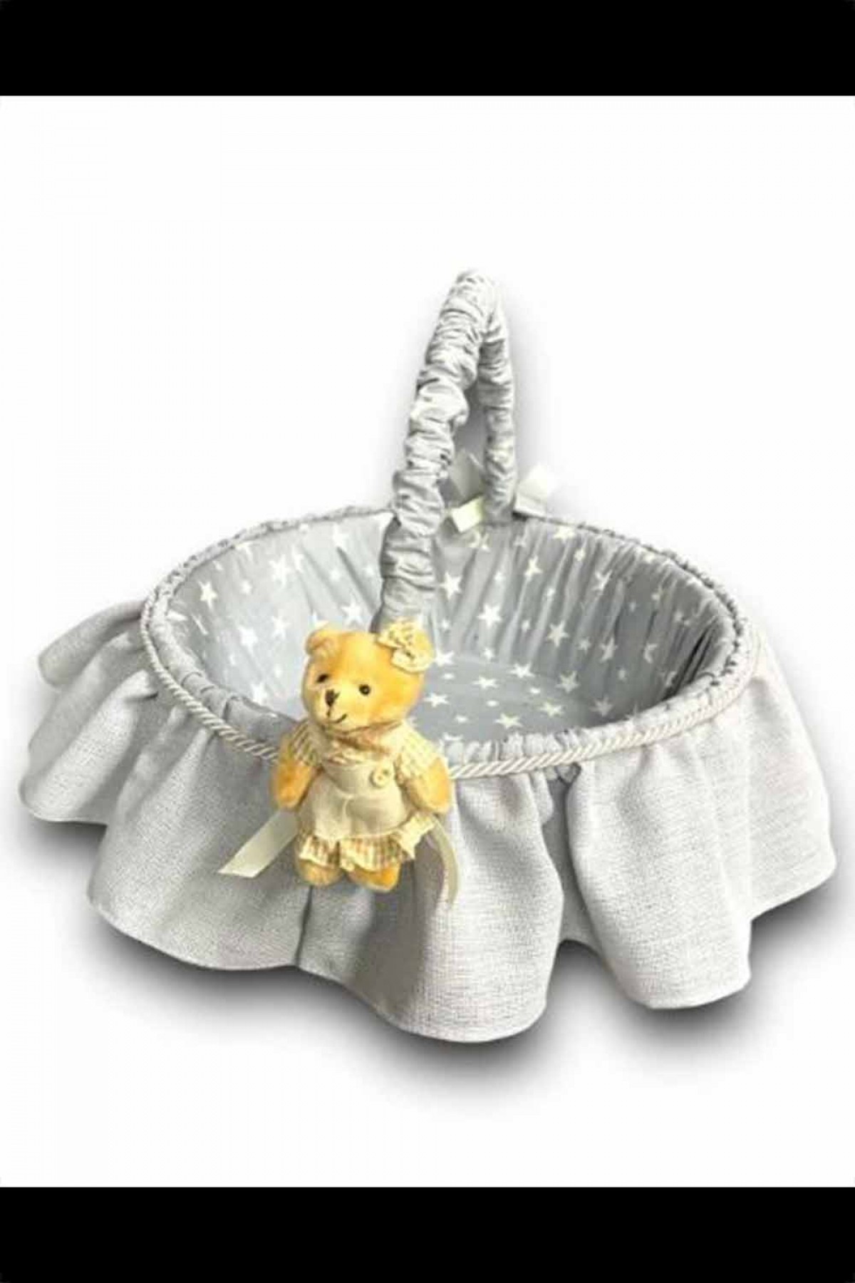 Gri Ayıcıklı Kapı Süsü