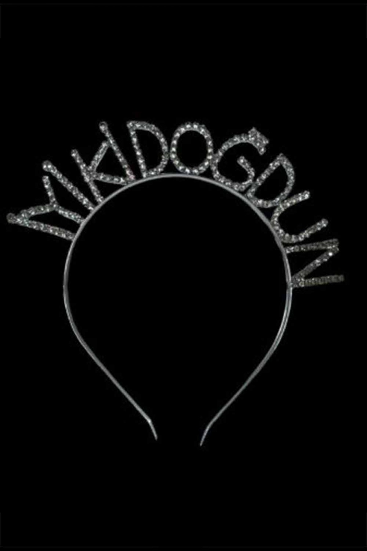 Gümüş İyiki Doğdun Taç Taşlı