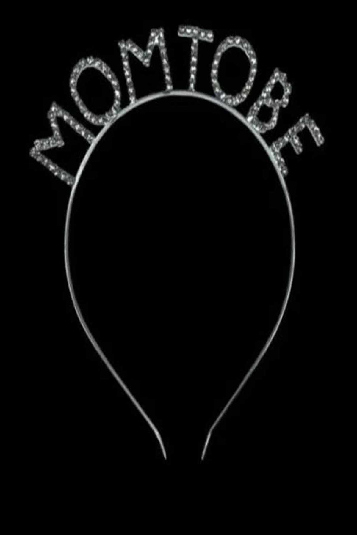 Gümüş Mom To Be Taç Taşlı