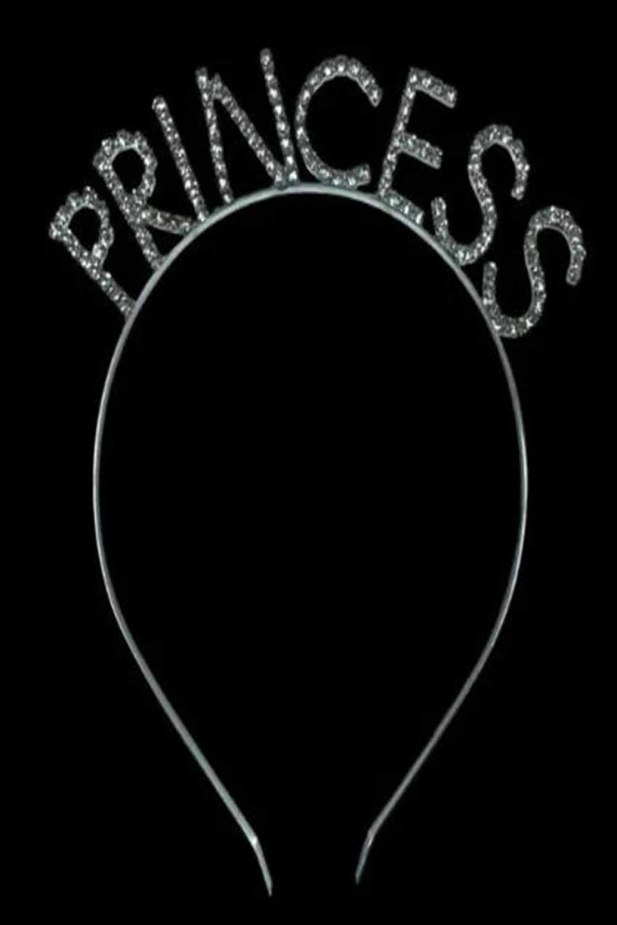 Gümüş Prensess Taç Taşlı