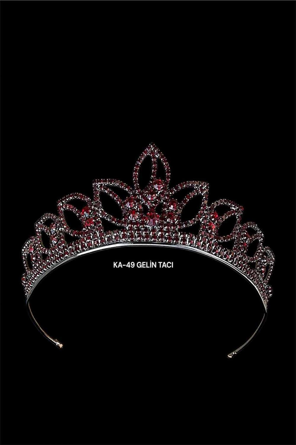 Ka-49 Gelin Tacı Bordo Ka-49 Gelin Tacı Bordo