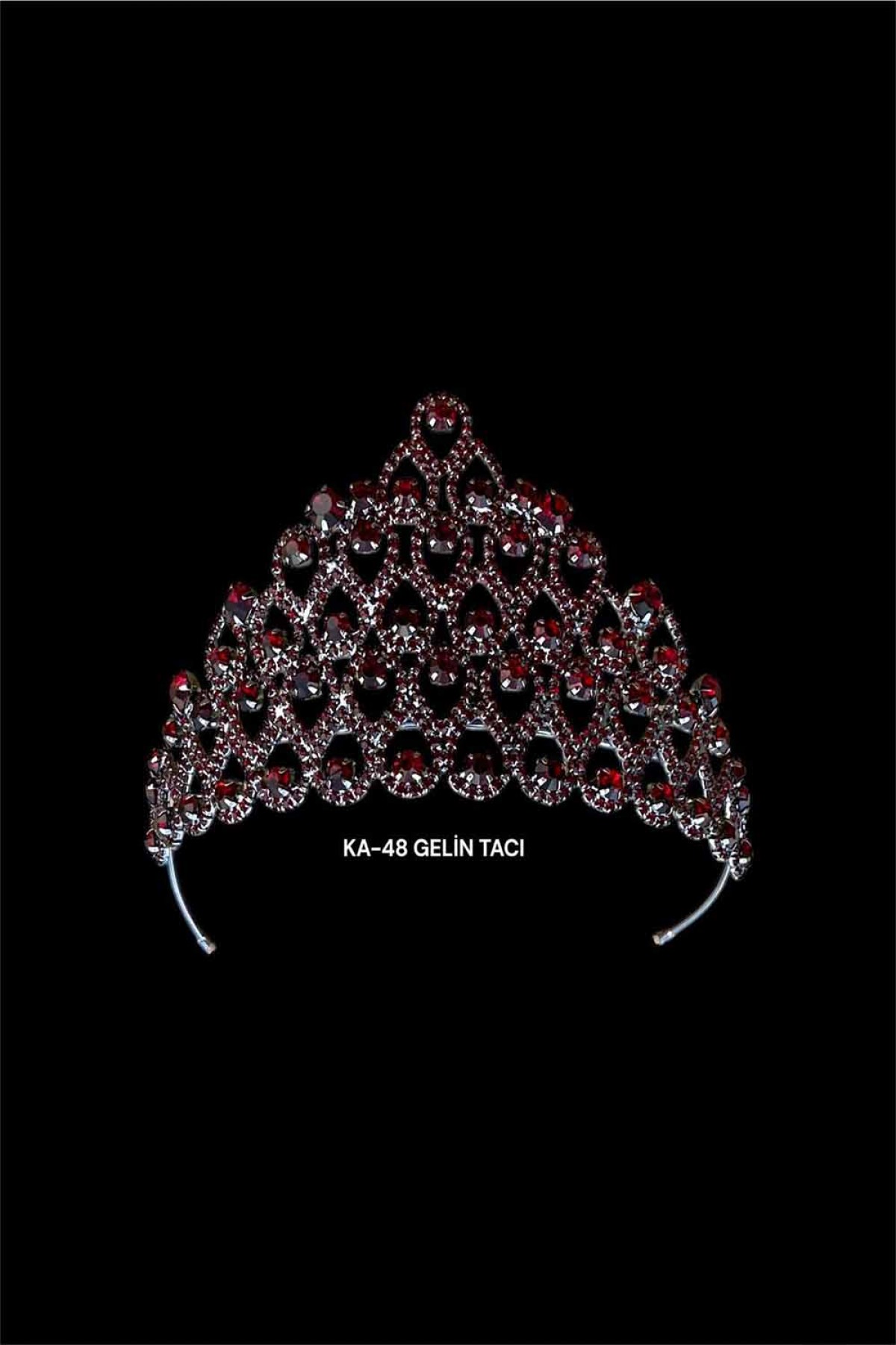 Ka-49 Gelin Tacı Bordo Ka-49 Gelin Tacı Bordo