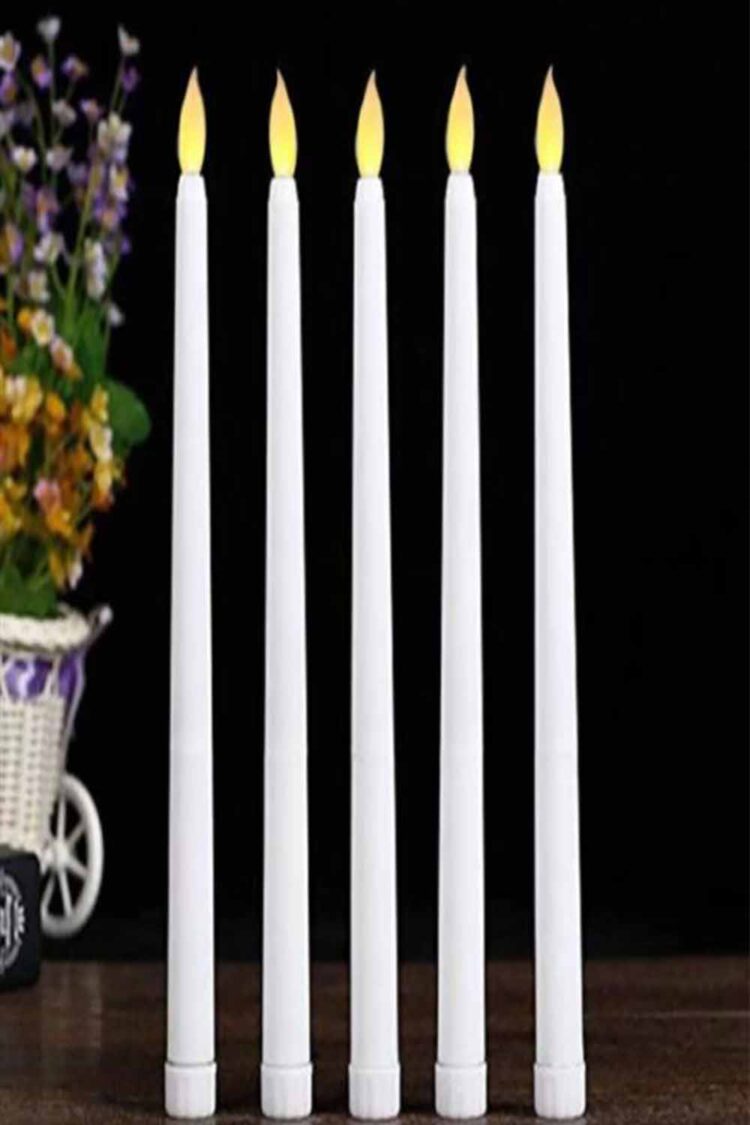 Ledli Şamdan Mum 28 Cm Gün Işığı Ledli Şamdan Mum 28 Cm Gün Işığı