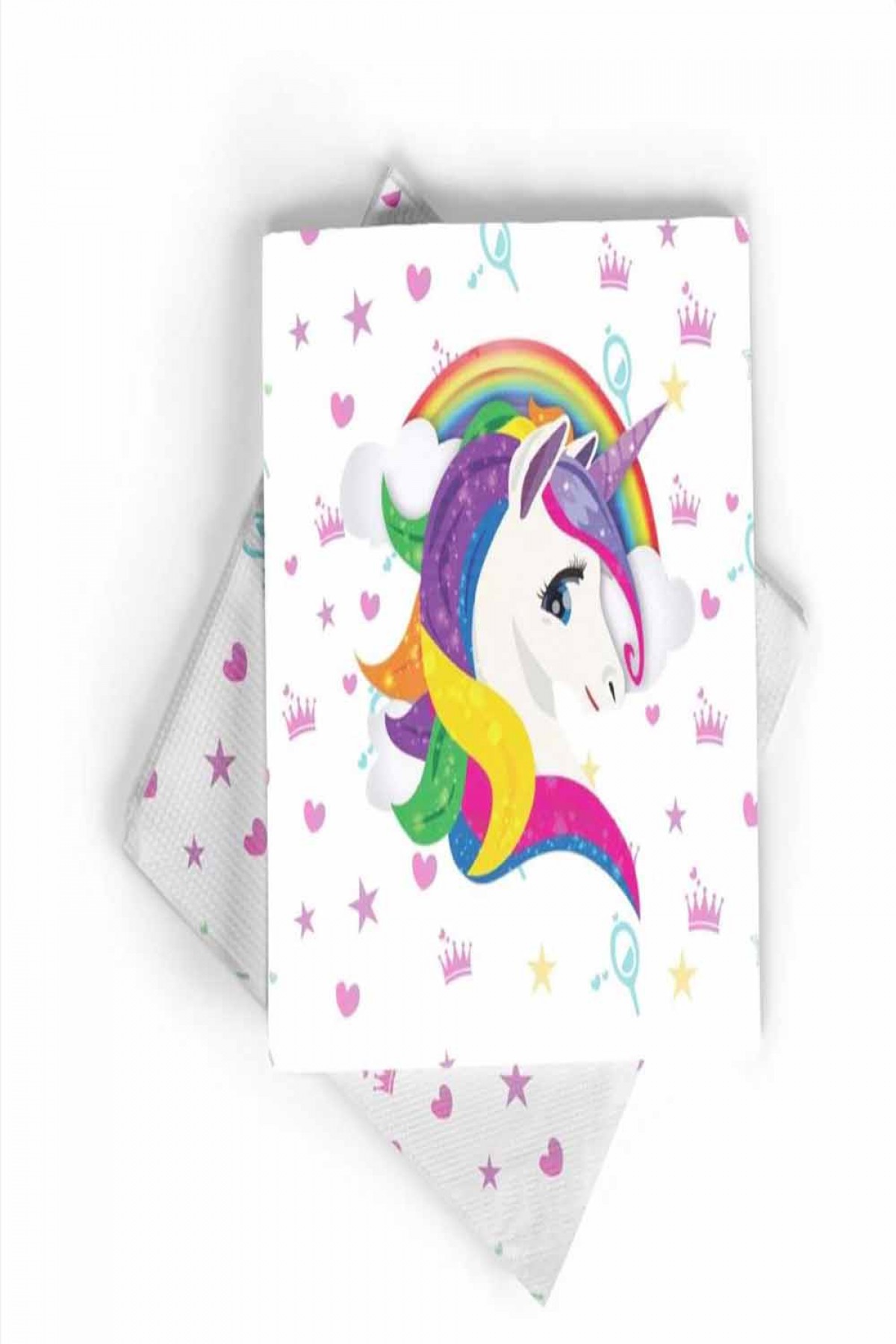 Peçete Unicorn 25 Adet Kağıt Peçete Doğum Günü Parti Süsleme