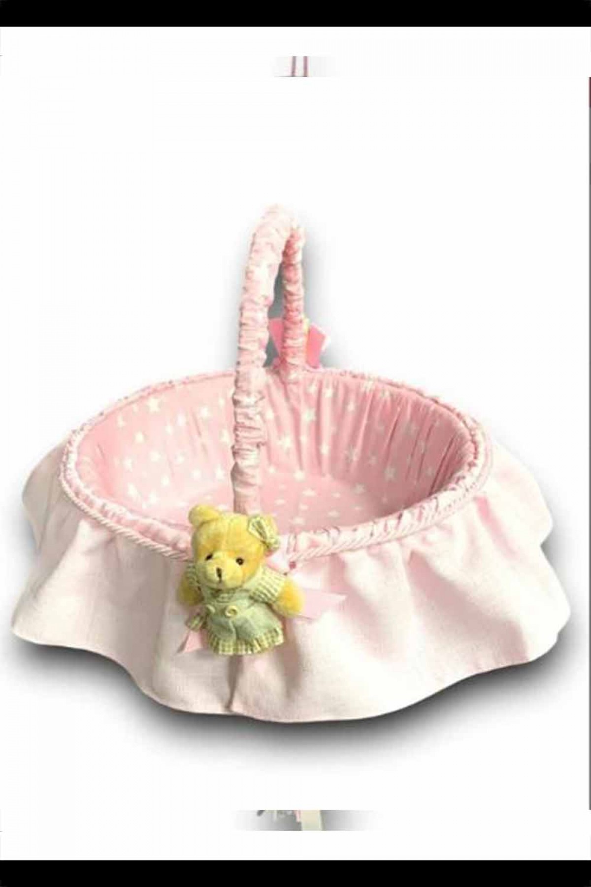 Pembe Ayıcıklı Bebek  sepeti