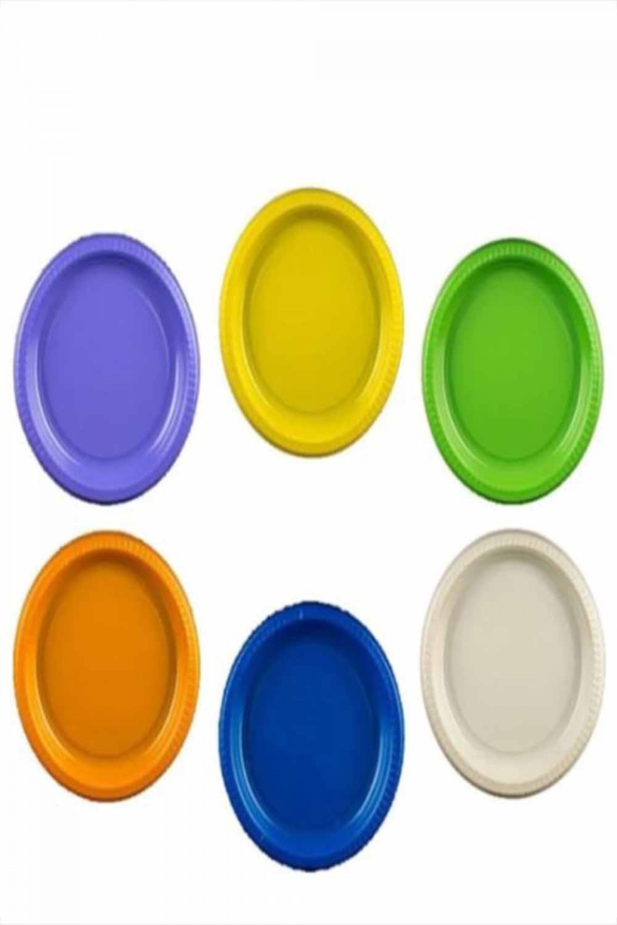 Plates Plastik Tabak 25 Adet