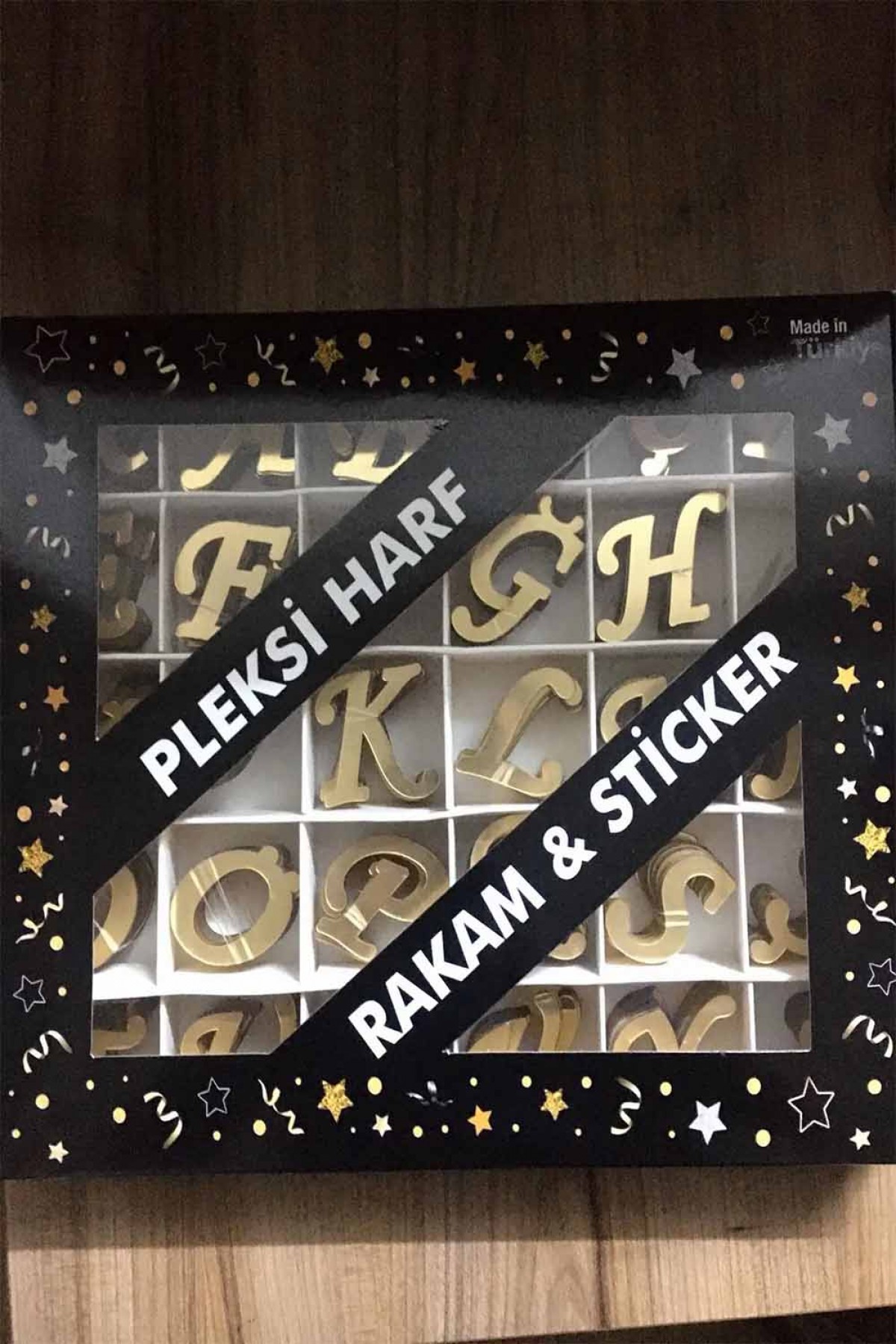 Pleksi Harf Standı 600’lü Gold