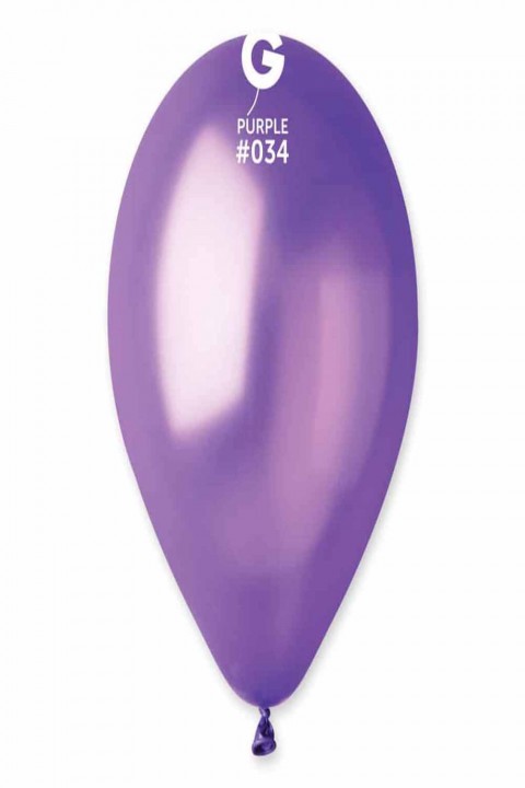 11” Purple Gemar Metalik Balon