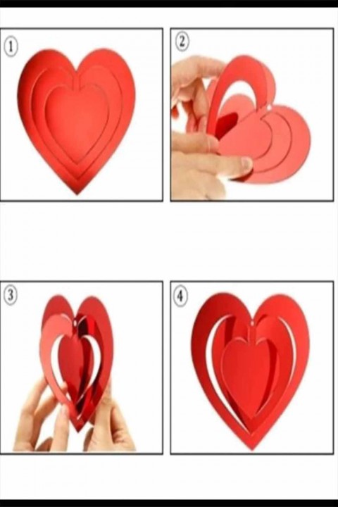 3 Boyutlu Kalp Sarkıt 15’li