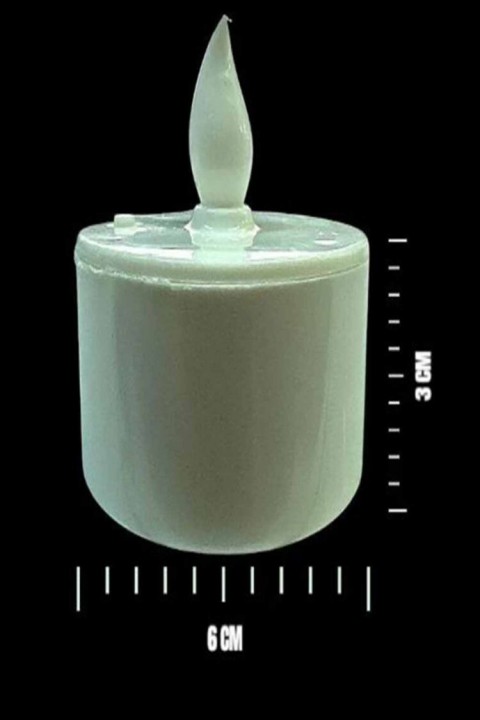 3 Cm Kütük Led Mum