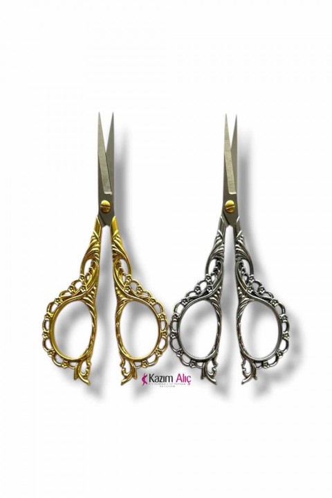 5022 – Lüks Sarmaşık Model Makas Gold Gümüş