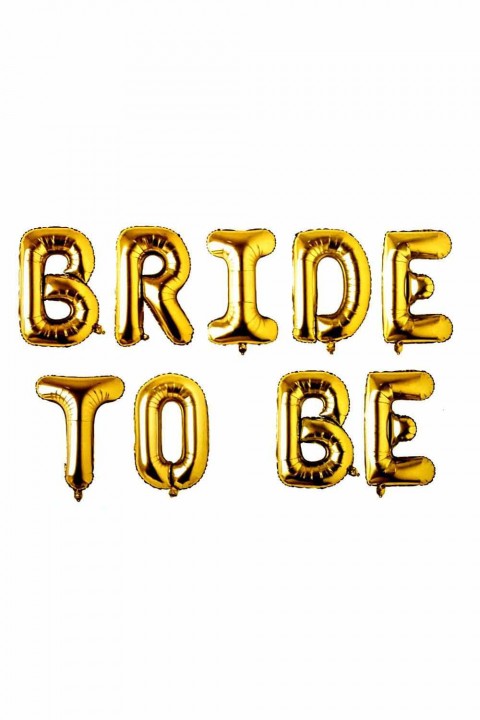 Bride Gold To Be Balon