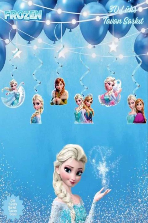 Frozen Karekter  6’lı Lüks Tavan Süsü