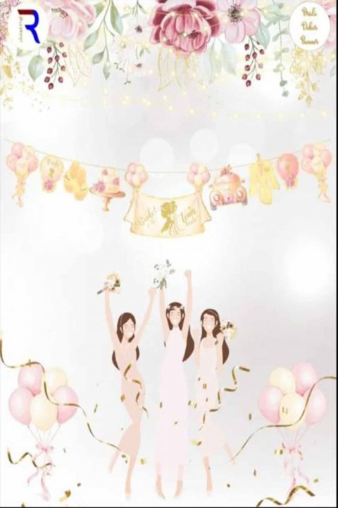 Gold Bride To Be – Team Bride Duvar Dekor Süsü