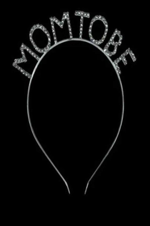 Gümüş Mom To Be Taç Taşlı