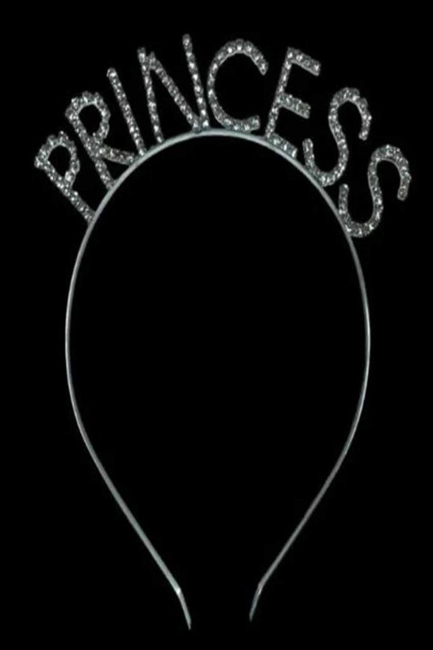 Gümüş Prensess Taç Taşlı