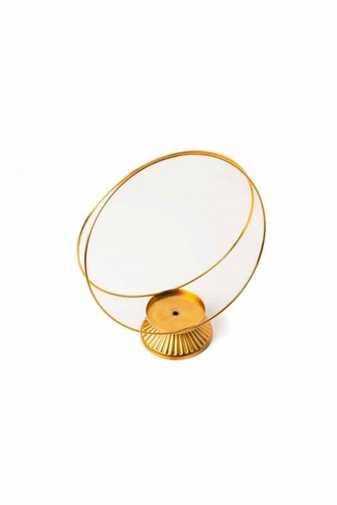 İsimlik Metal Yuvarlak Gold Gümüş