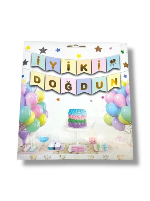 Karton Flama Varaklı İyi Doğdun