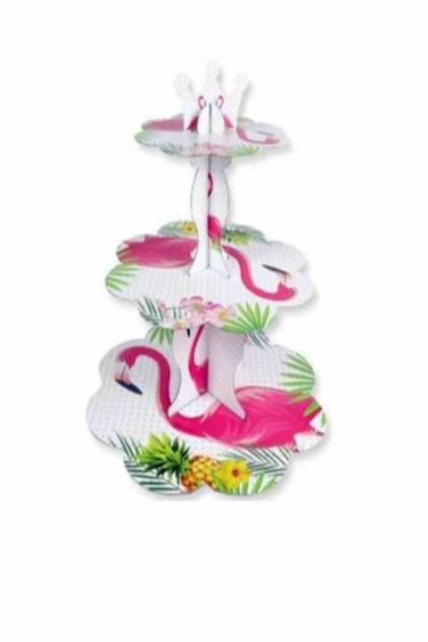 Kek Standı Karakterli Flamingo