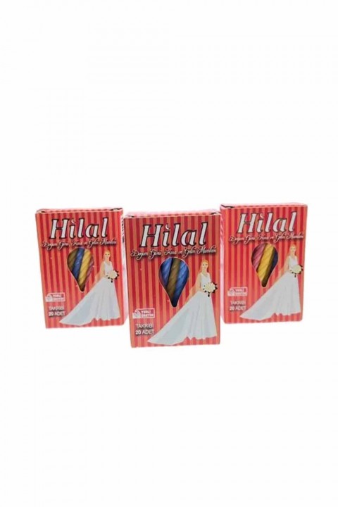 Tekli Paket Alım Kına Mumu 20’li