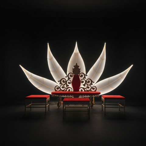 Kına Tahtı Kırmızı