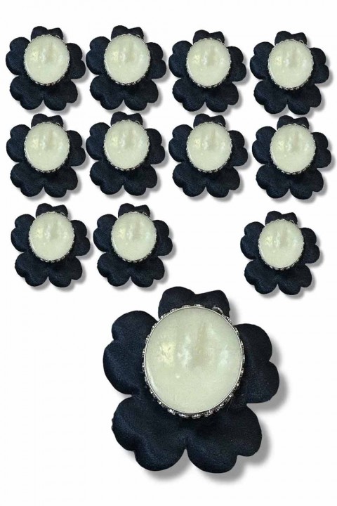 20’li Alım Lacivert El Gülü Mumlu 12’li