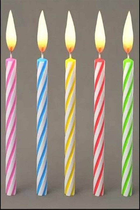 Koli Bazlı Pasta Mumu 50 Paket