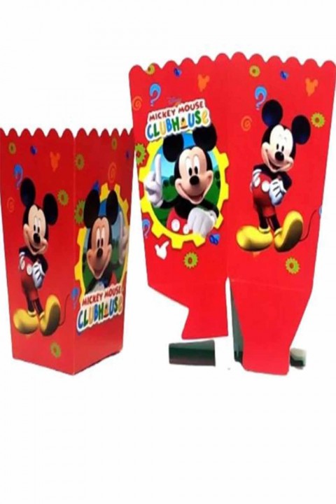 Mickey Karakterli Mısırlık 8 Adet