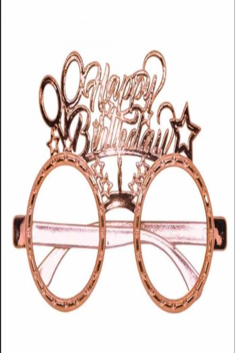 Mika  Gözlük Happy Birtday Yazılı 3 Renk