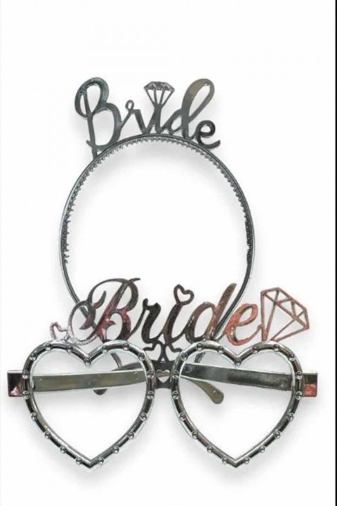 Mika Taç  Bride Yazılı Gözlük  2’li