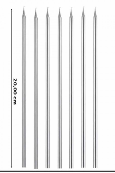 Mum Kalem 7’l Gold Gümüş Kırm