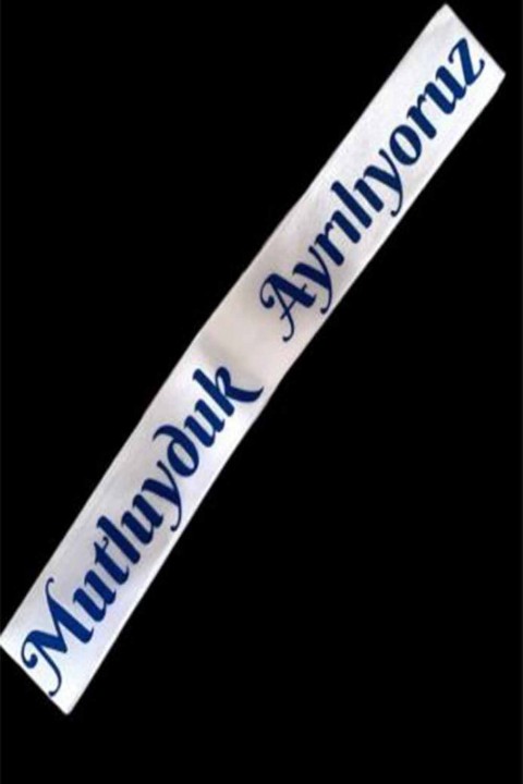 Mutluyduk Ayrılıyoruz Yazılı Sünnet Kemeri