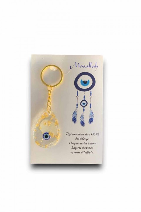 Nazar Boncuğu Model Epoksi Anahtarlık 20 Adet