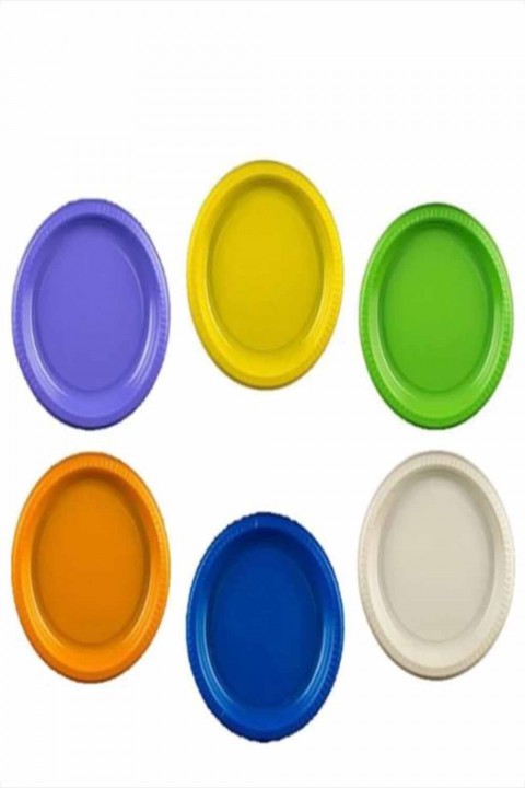 Plates Plastik Tabak 25 Adet