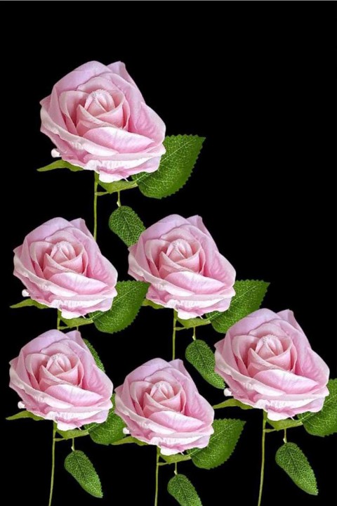 Tekli Alım Kadife Tek Gül Pembe