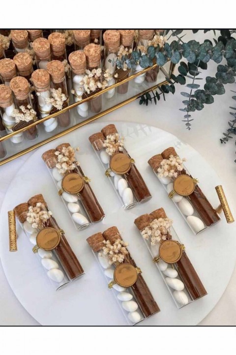 Tüp Cam Draje Şeker Ve Kahve 12’li