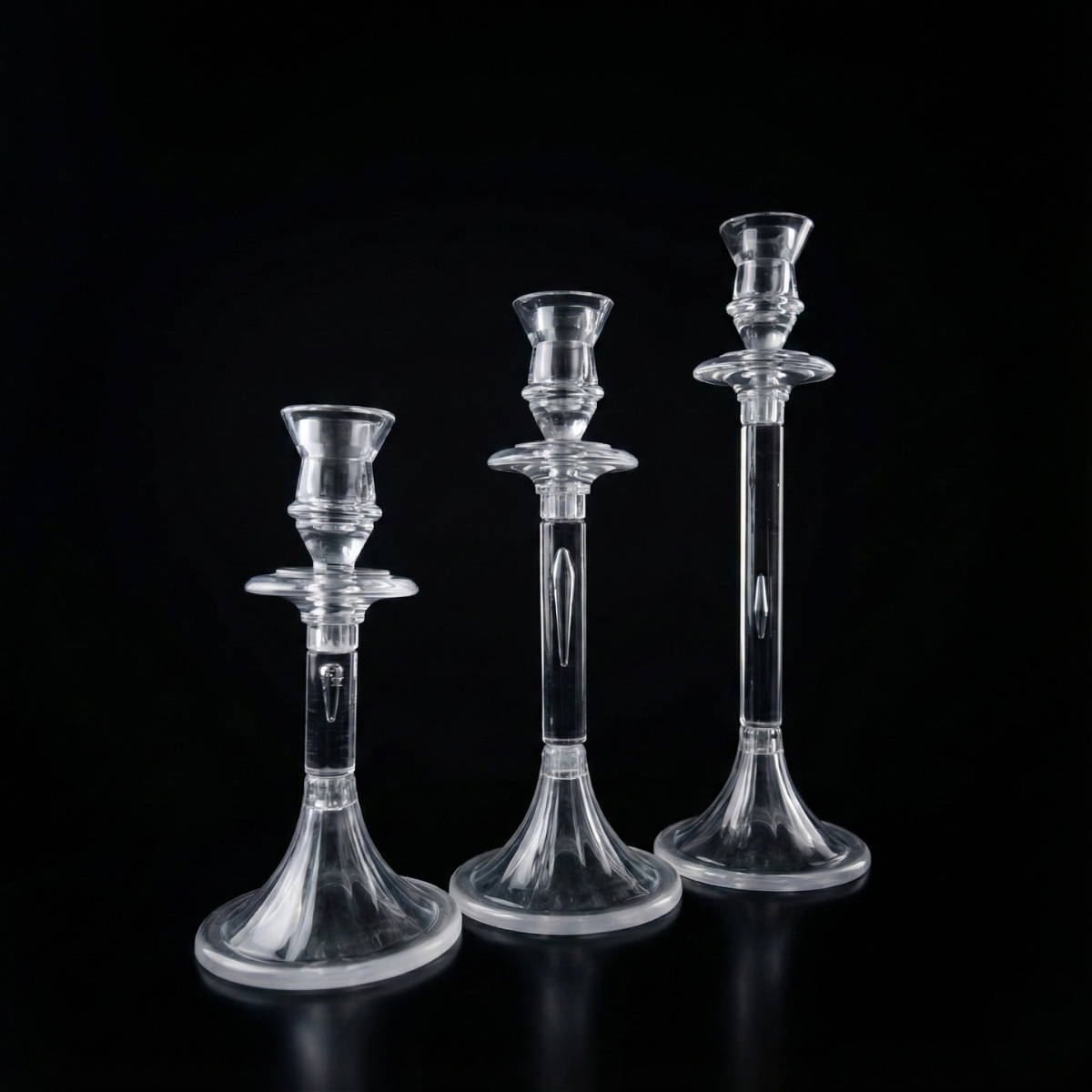 Gül Model 3'lü Mumluk