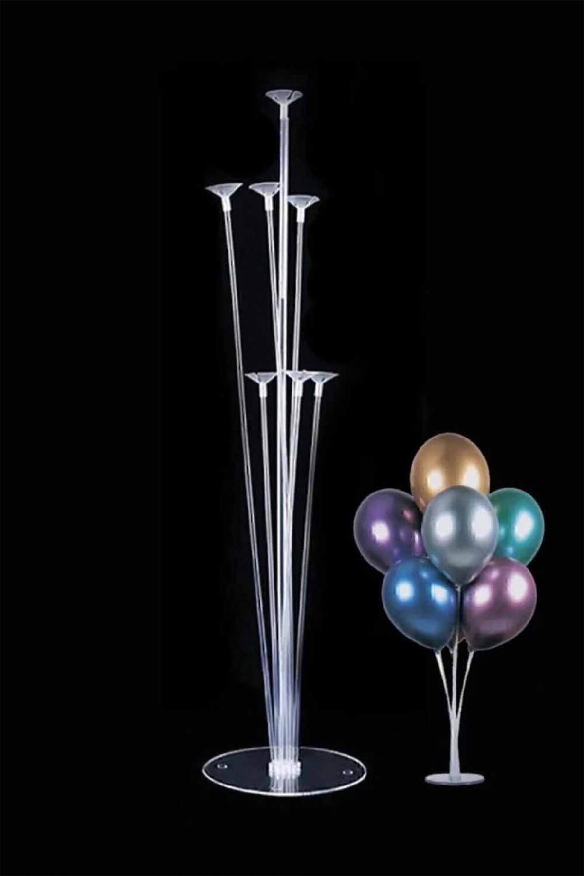 Şeffaf Balon Standı 7’li